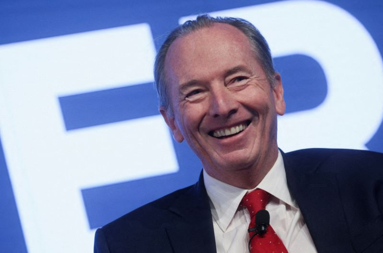 Photo d'archives du PDG de Morgan Stanley, James Gorman