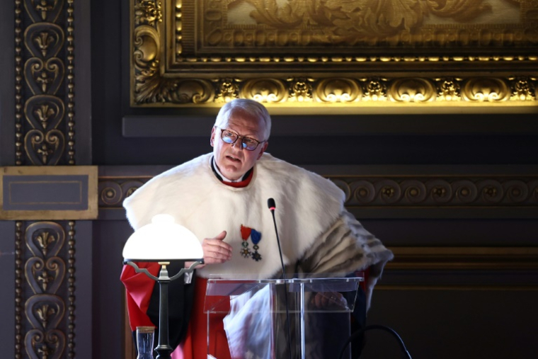 Le procureur général près la Cour de cassation, Rémy Heitz, le 10 janvier 2025, à Paris ( AFP / Anne-Christine POUJOULAT )