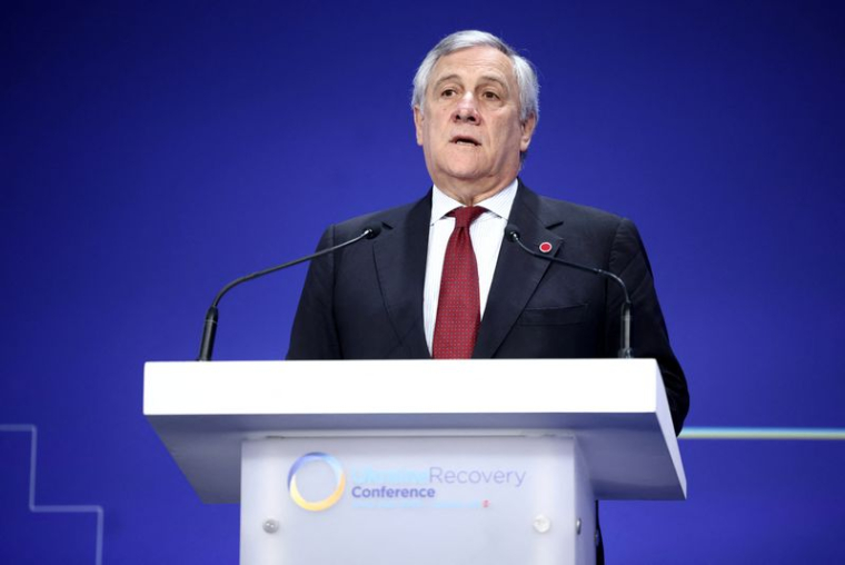 Le ministre italien des affaires étrangères Antonio Tajani