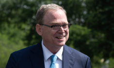 Kevin Hassett à Washington, aux États-Unis, le 30 juin 2025. ( AFP / ANDREW CABALLERO-REYNOLDS )