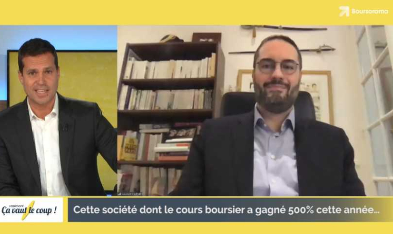 Cette société dont le cours boursier a gagné 500% cette année…