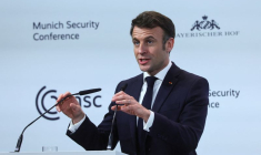 Le président français Macron participe à la conférence de Munich sur la sécurité