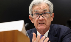 Le président de la Réserve fédérale américaine Jerome Powell à Washington, D.C., États-Unis