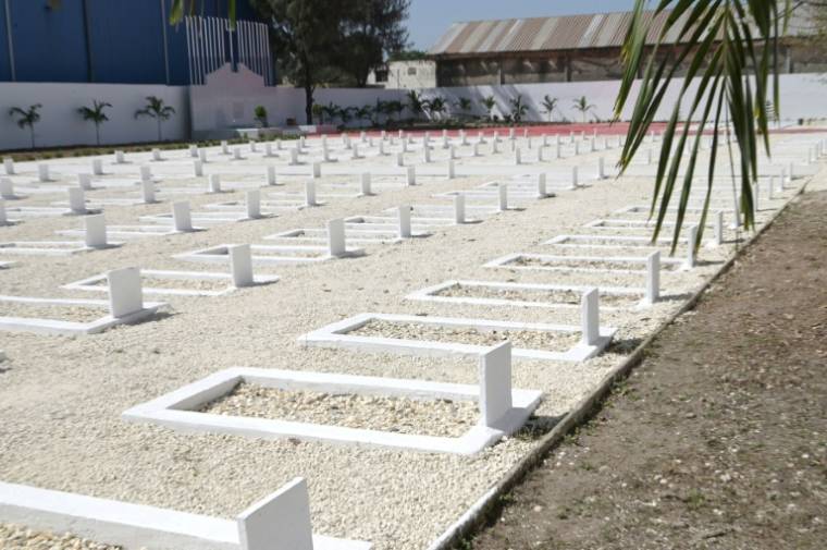 Le cimetière où sont enterrés les tirailleurs sénégalais du camp de Thiaroye tués le 1er décembre 1944 par l'armée coloniale française, le 26 novembre 2024 à Thiaroye, près de Dakar ( AFP / SEYLLOU )