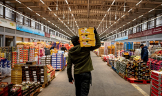 Rungis, le 6 décembre 2023. ( AFP / DIMITAR DILKOFF )