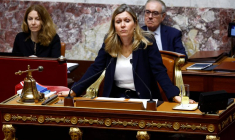 Yael Braun-Pivet, président de l'Assemblée nationale, à Paris, en France