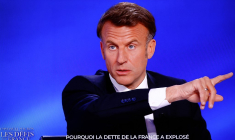 Emmanuel Macron, à l'antenne de TF1, mardi 13 mai ( AFP / LUDOVIC MARIN )