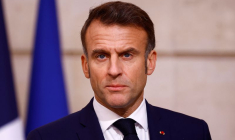 Le président français Emmanuel Macronlors d'une déclaration à la presse