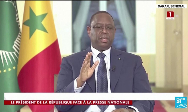 Sénégal : devant la presse nationale, Macky Sall assure que son mandat prendra fin le 2 avril mais n'annonce pas de date de scrutin