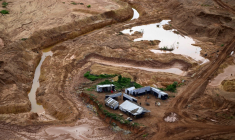 Une zone déforestée illégalement au Brésil, en mars 2025. ( AFP / PABLO PORCIUNCULA )