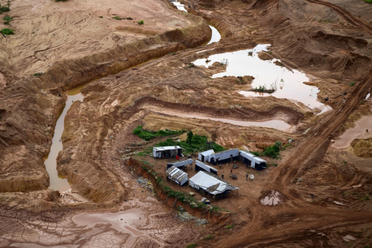 Une zone déforestée illégalement au Brésil, en mars 2025. ( AFP / PABLO PORCIUNCULA )