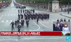 14 juillet en France : "La météo n'était pas très favorable" au défilé aérien