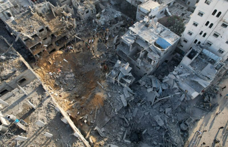 Un site de frappes israéliennes