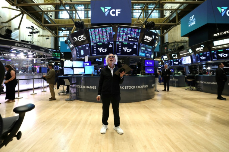 Un opérateur à la Bourse de New York, le 11 août 2025 ( AFP / TIMOTHY A. CLARY )