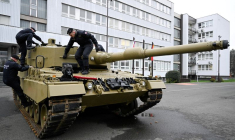 Photo d'archives : L'Allemagne livre ses premiers chars Leopard à la Slovaquie, à Bratislava