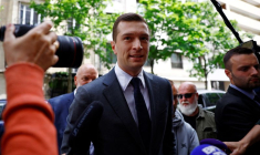 Le président du Rassemblement national, Jordan Bardella