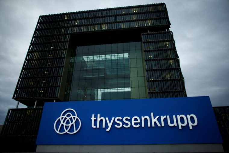 THYSSENKRUPP RELÈVE SES PRÉVISIONS ANNUELLES, LE TITRE GRIMPE