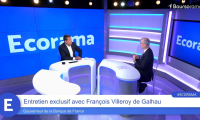François Villeroy de Galhau : "Aujourd'hui, les risques sur l'inflation sont à la baisse !"