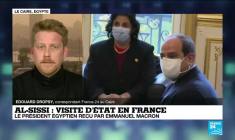 Visite d'al-Sissi à Paris : E. Macron évoque les droits de l'Homme devant son homologue égyptien
