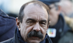 Philippe Martinez à Paris, le 7 février 2023. ( AFP / SAMEER AL-DOUMY )