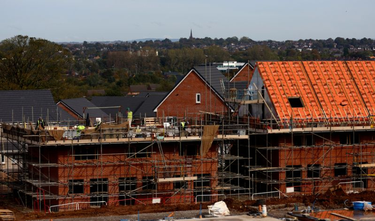 Chantier de construction de Persimmon Homes, à Newcastle-under-Lyme
