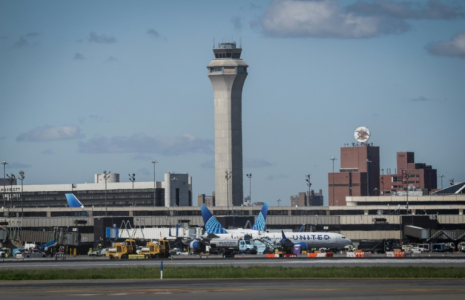 L'aéroport Newark Liberty International Airport (New Jersey), le 7 mai 2025 ( AFP / kena betancur )