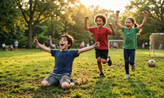 Le principal problème n’est pas d’inciter les jeunes à commencer un sport, mais de les inciter à s’engager durablement. (crédit: Adobe Stock/photo générée par IA)