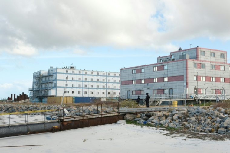 Le projet gazier de TotalEnergies à Afungi dans le nord du Mozambique, le 29 septembre 2022 ( AFP / Camille LAFFONT )