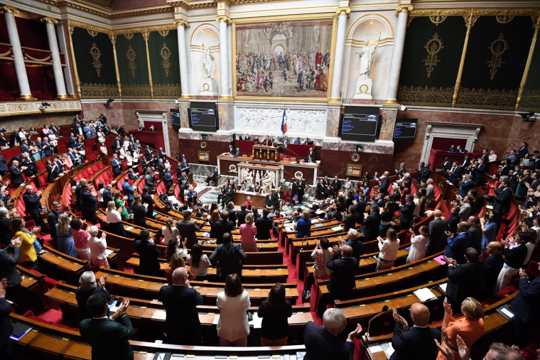 Elisabeth Borne à l'Assemblée nationale le 12 juillet 2022. ( AFP / Bertrand GUAY )