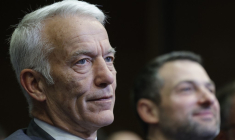 Patrick Martin, le 18 avril 2024, à Paris ( AFP / GEOFFROY VAN DER HASSELT )