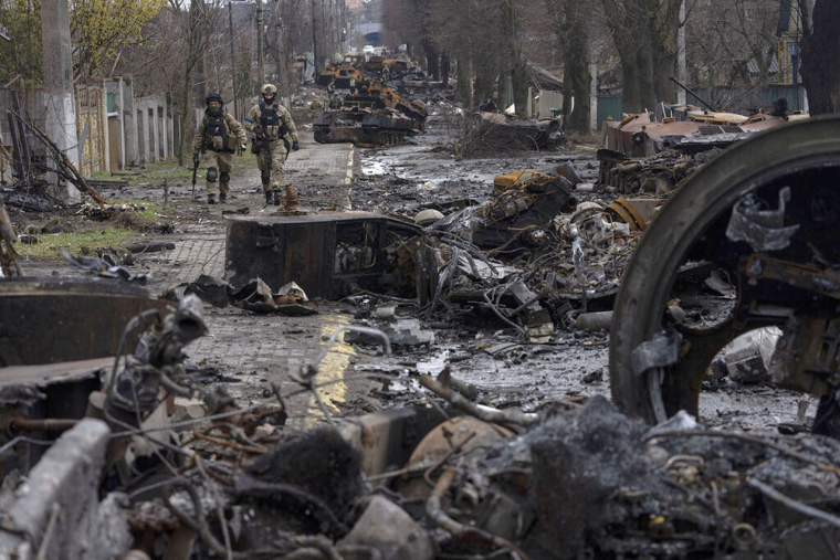 "Contrairement aux attentes de Poutine, l’invasion russe a poussé les Ukrainiens à se rebeller, créant ou confortant un sentiment national qui existait depuis les années 1930 mais qui apparaissait fragile." (crédit photo : manhhai / Flickr)