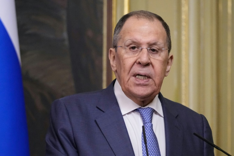 Le ministre russe de Affaires étrangères, Sergueï Lavrov, le 27 mai 2025 à Moscou ( POOL / Pavel Bednyakov )