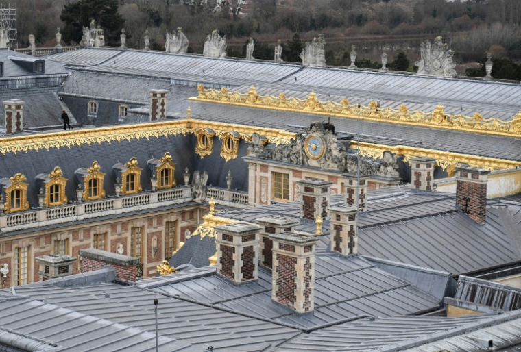 Les toits du château de Versailles, le 10 décembre 2020 ( AFP / ALAIN JOCARD )