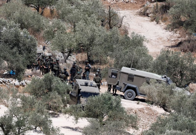 Conséquences d'une frappe aérienne israélienne près de Tulkarm