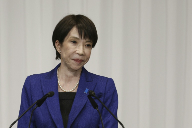 La Première ministre japonaise Sanae Takaichi à Tokyo, le 9 février 2026 ( POOL / Franck ROBICHON )