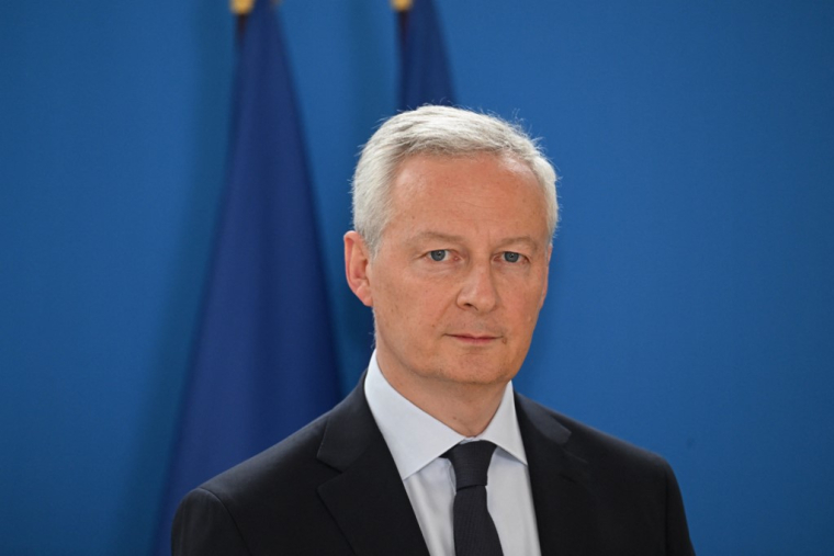 Bruno Le Maire à Paris, le 1er juillet 2023. ( AFP / STEFANO RELLANDINI )