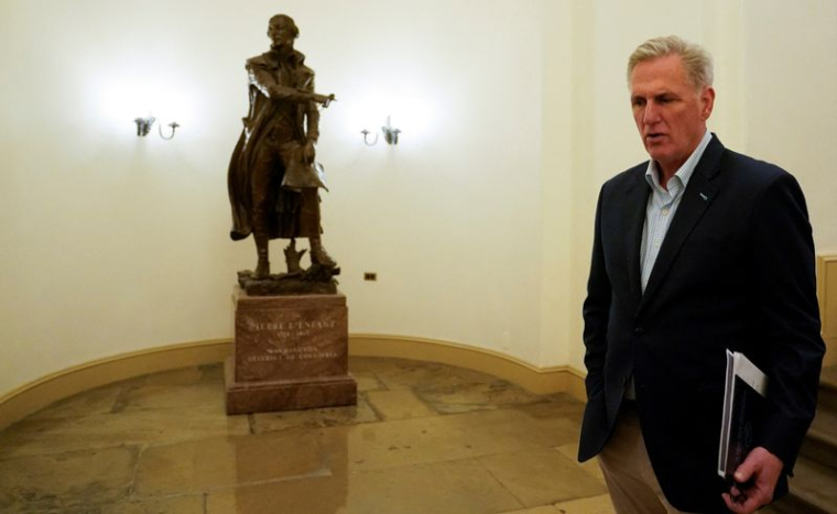 Photo du "speaker" républicain de la Chambre américaine des représentants Kevin McCarthy