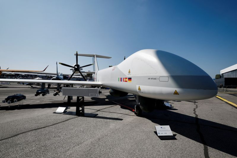55e Salon de l'aéronautique et de l'espace à l'aéroport du Bourget, près de Paris