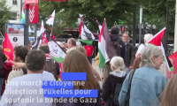 Gaza: départ d'une marche citoyenne Paris-Bruxelles