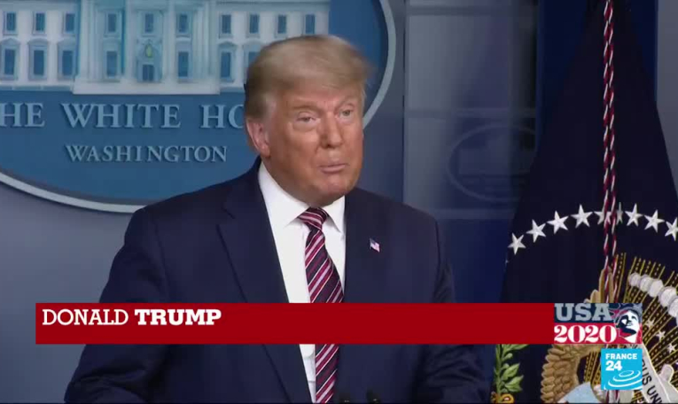 REPLAY - Donald Trump maintient qu'il va gagner sauf si on lui "vole" l'élection présidentielle