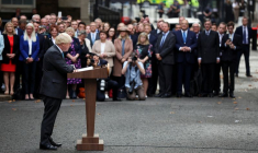 GRANDE-BRETAGNE: PASSATION DE POUVOIR ENTRE JOHNSON ET TRUSS À LA TÊTE DU GOUVERNEMENT