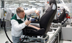 Une usine Bentley en Grande-Bretagne