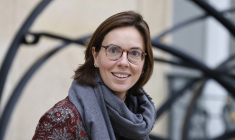 Amélie de Montchalin à Paris, le 13 février 2025. ( AFP / LUDOVIC MARIN )