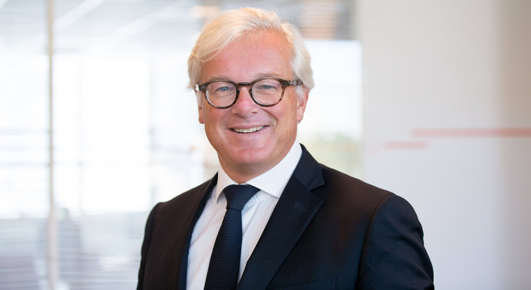 Bertrand Dumazy, PDG d'Edenred. (© Christophe Audebert)