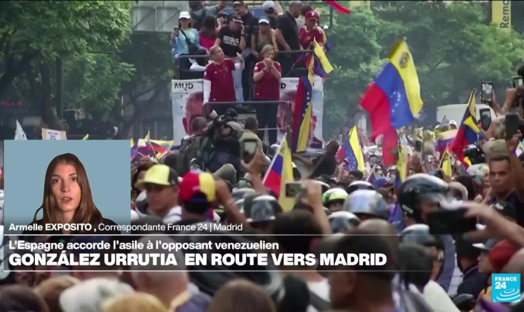 L'Espagne accorde l'asile politique au candidat de l'opposition vénézuélien