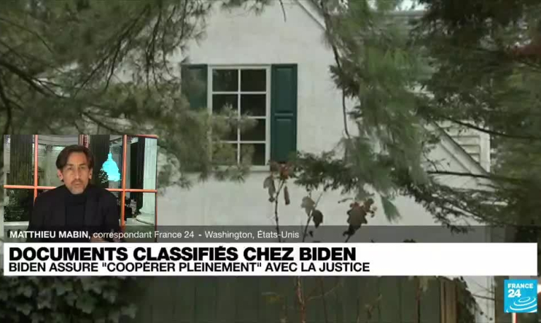 Documents classifiés chez Joe Biden : le président américain plaide "l'erreur"