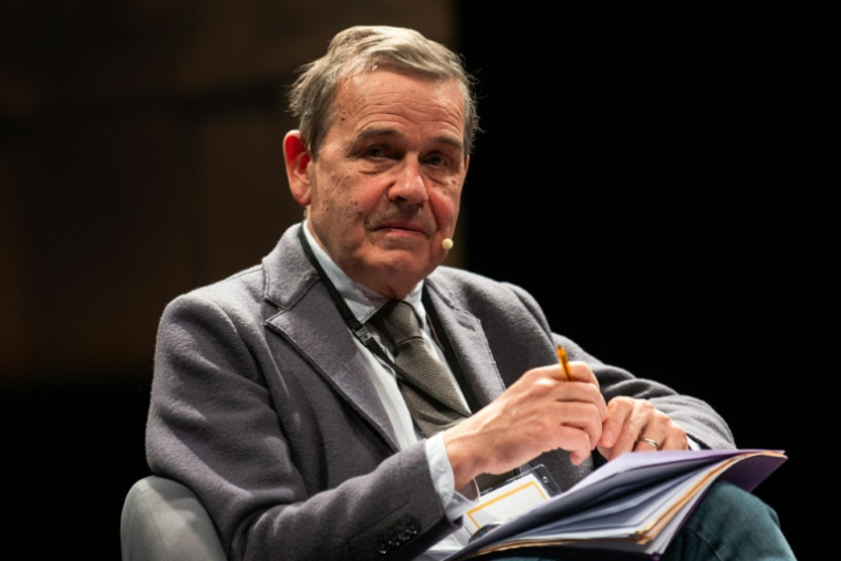 Antoine Garapon, alors président de la Commission indépendante sur les abus sexuels dans l'Eglise, le 1er avril 2025 à Lourdes, dans les Hautes-Pyrénées ( AFP / Matthieu RONDEL )