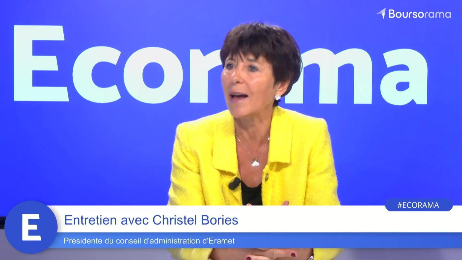 Christel Bories (Présidente d'Eramet) : "Il va falloir attendre mais je suis persuadée que notre cours de Bourse va rebondir !"