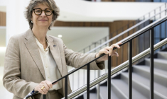 Christelle Thieffinne a été élue à la tête du syndicat CFE-CGC, lors du 39e congrès de son organisation, à Strasbourg, le 10 juin 2026 ( AFP / ROMEO BOETZLE )
