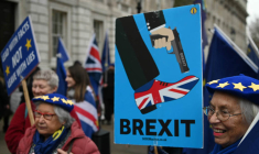 Les sociétés basées au Royaume-Uni ne seront plus éligibles au PEA une fois que le pays sera sorti de l'UE. (© D. Leal-Olivas / AFP)